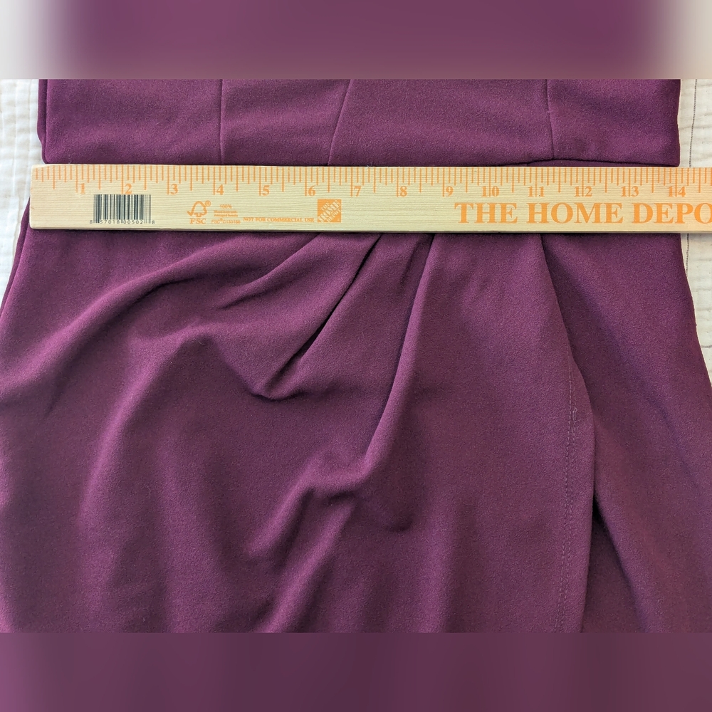 Lulus So Flirty Burgundy One-Shoulder Cutout Asymmetrical Formal Prom Dress, M - Picture 12 of 14